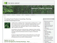 Tablet Screenshot of beckgroupconsulting.com